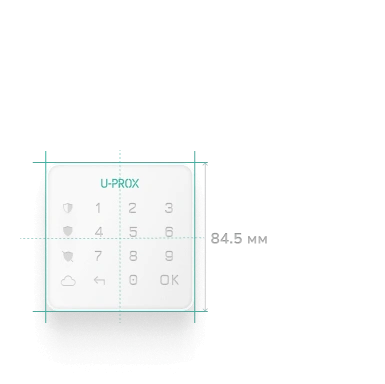 U-Prox Keypad G1 Kablosuz Tuş Takımı